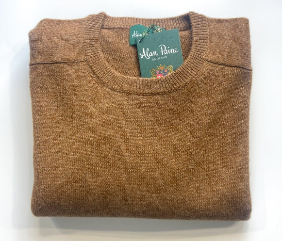 Brown Crew Neck Jumper