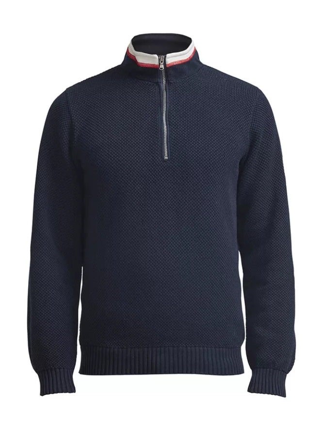 Navy Windproof Jumper