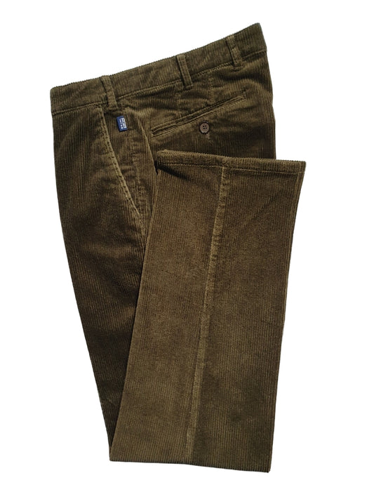 PARMA B CORD TROUSERS OLIVE