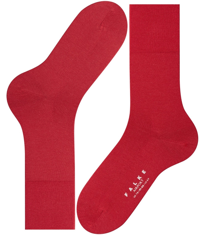 Mercerised Red Socks