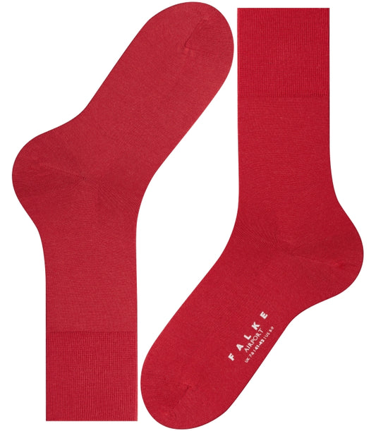 Mercerised Red Socks