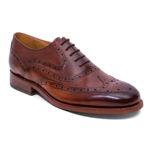 Liffey Hand Brushed Brown Brogues