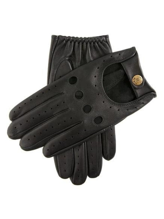 BLACK UNLINED DRIVING GLOVES