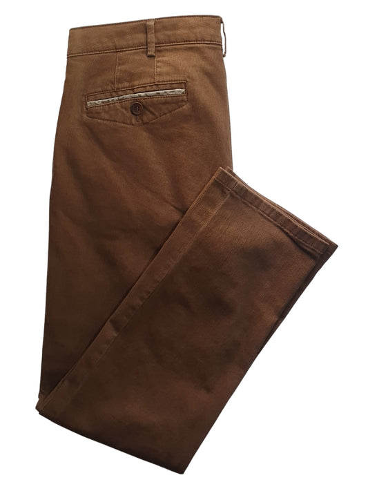 Chicago Brown Textured Trousers
