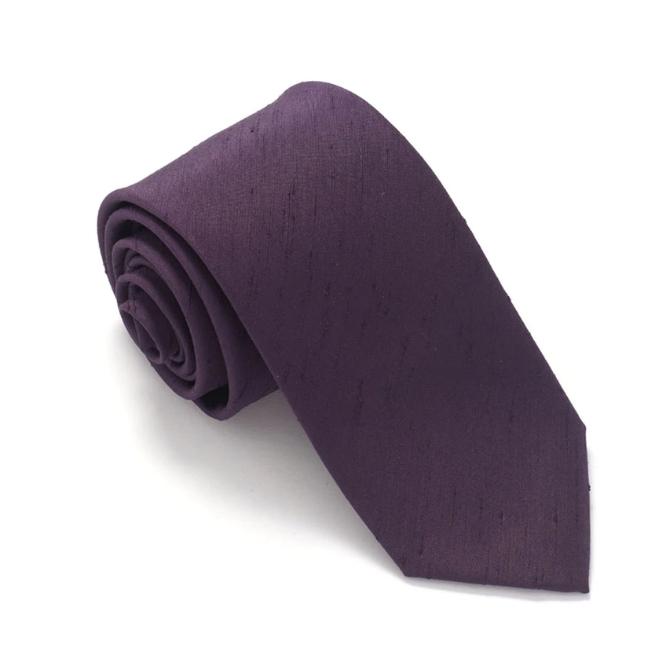 Aubergine Wedding Tie