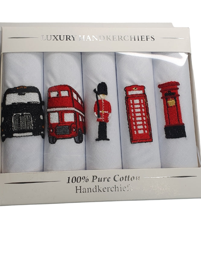 LONDON IMAGES LUXURY HANDKERCHIEFS