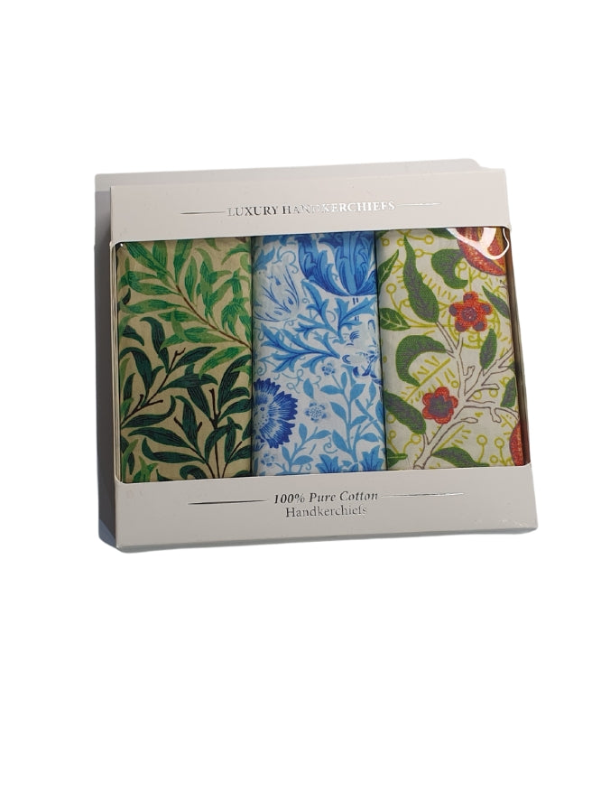 ASSORTED LUXURY HANDKERCHIEFS