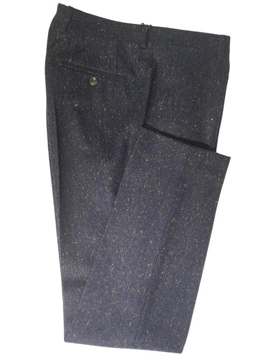 Dark Blue Tweed Trousers