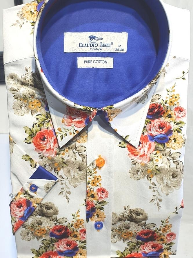 WHITE ROSE SHORT SLEEVE SHIRT