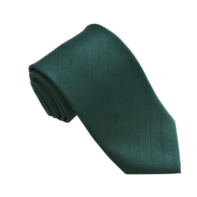 Deep Bottle Green Wedding Tie