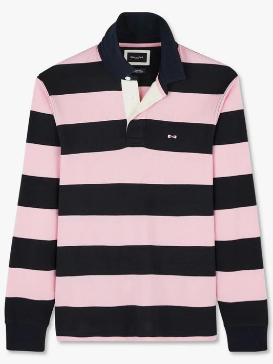 Pink Striped Rugby Shirt
