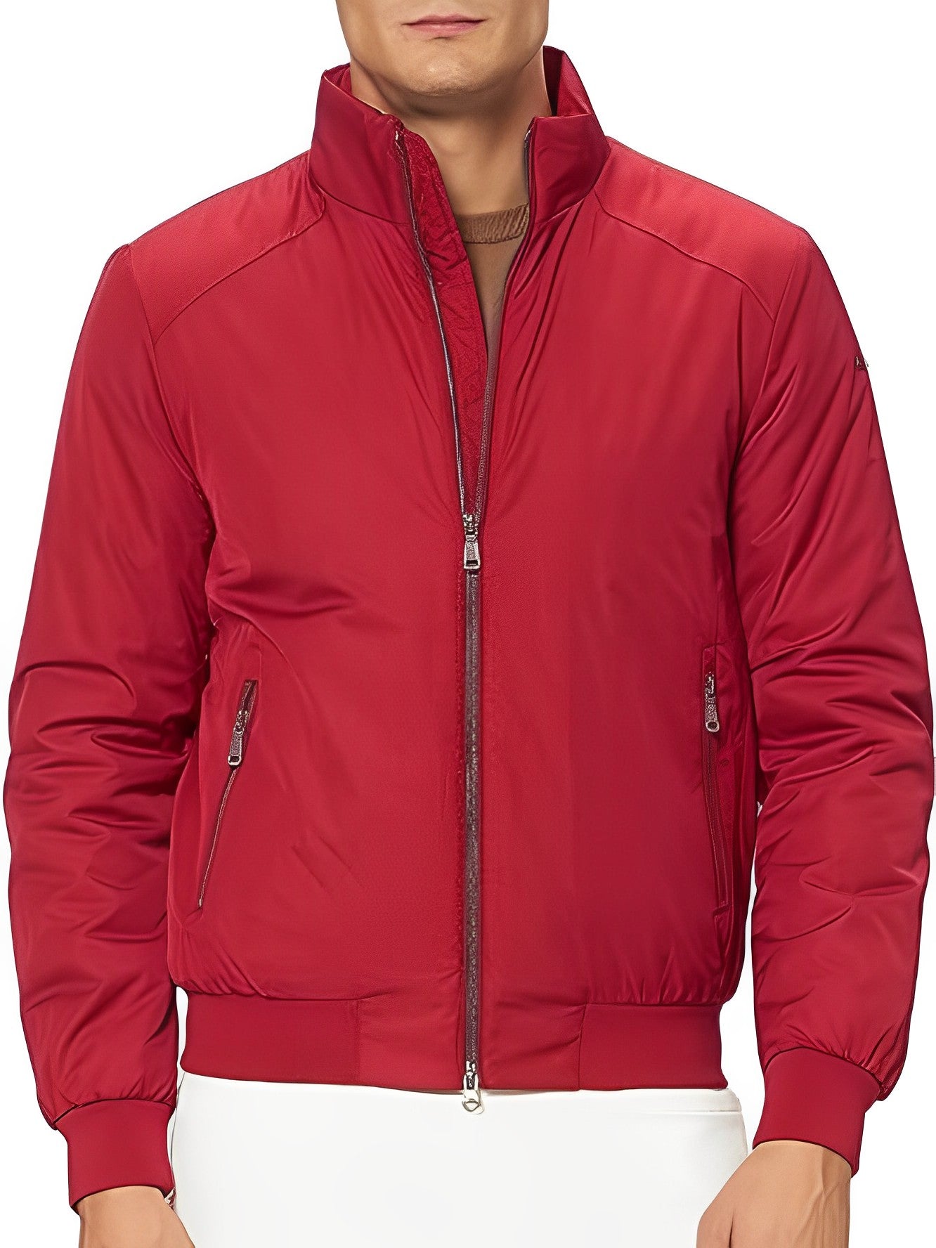 Red Bomber Jacket