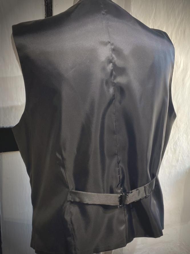 Black Suit Waistcoat