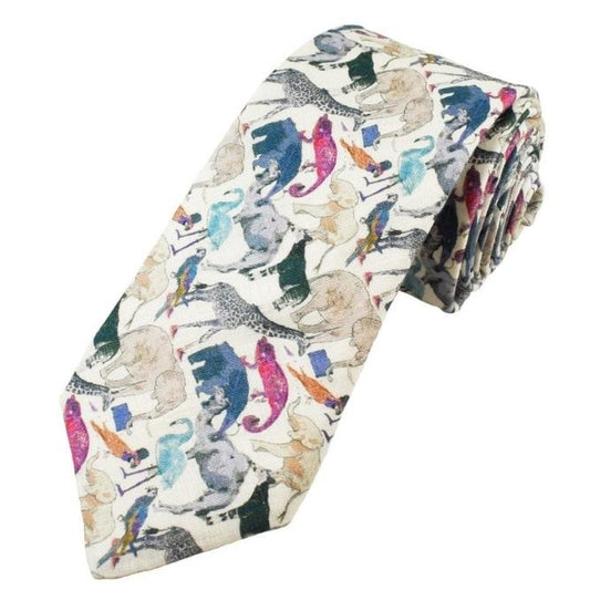 Queue For The Zoo Tie