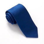 French Blue Silk Tie