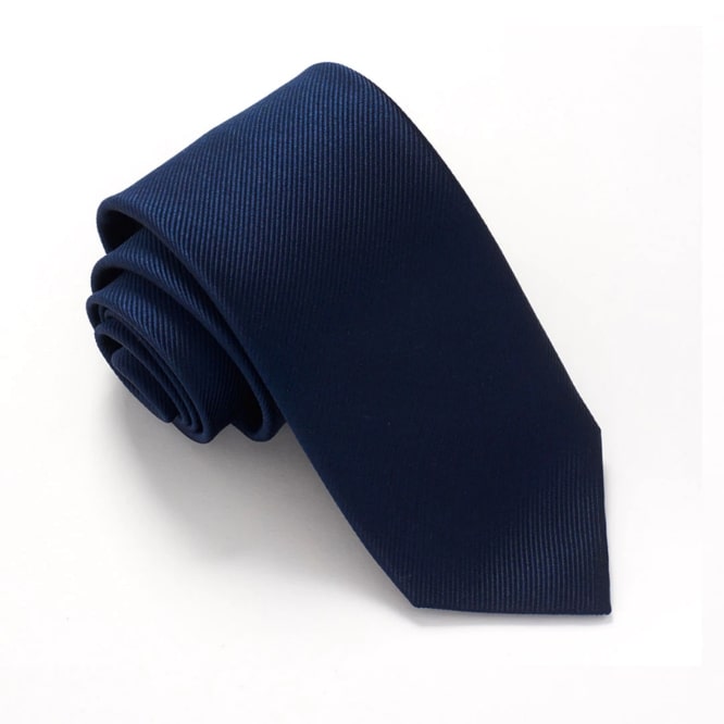 Navy Silk Tie