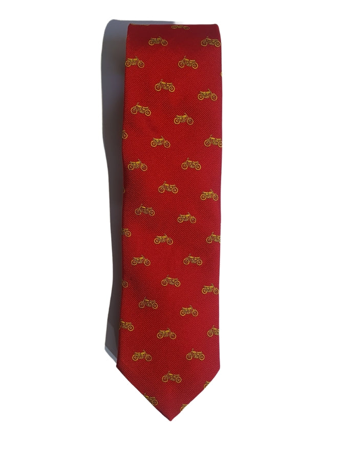 Red Motorcycle Tie