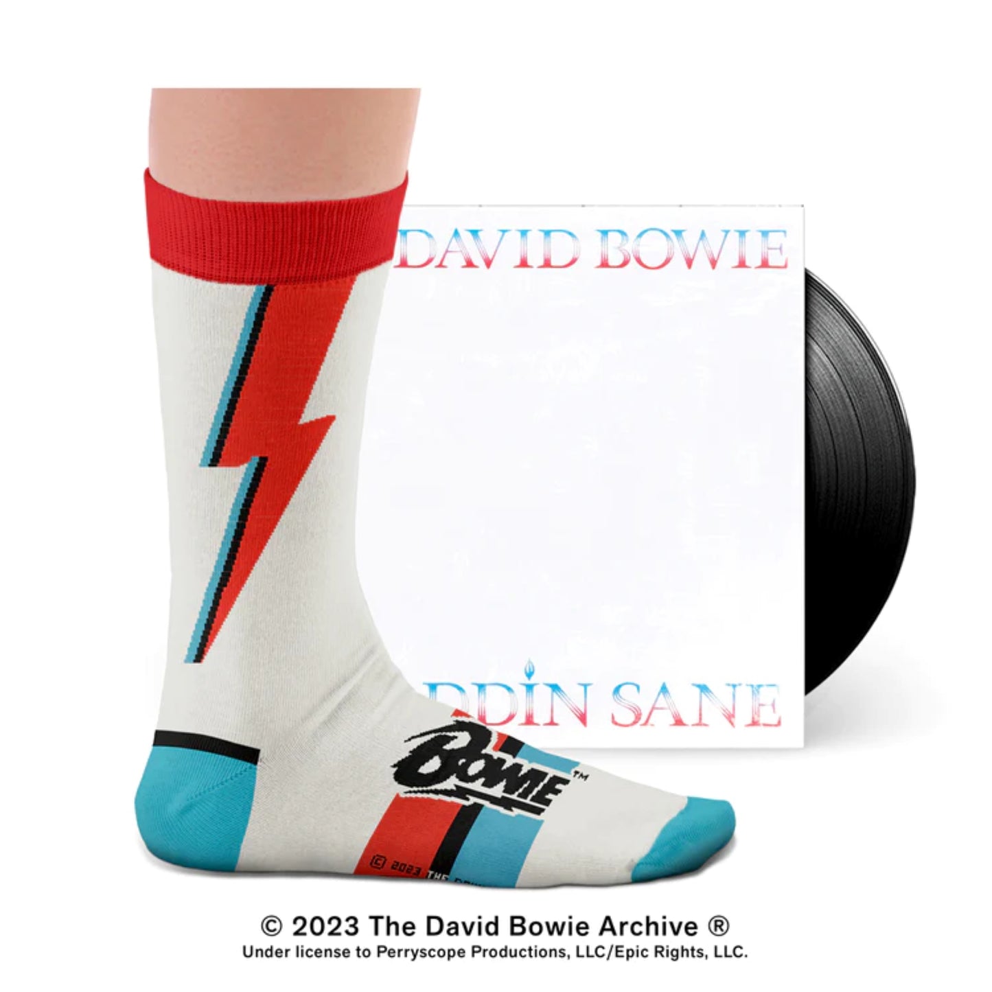 DAVID BOWIE ALADDIN SANE SOCKS