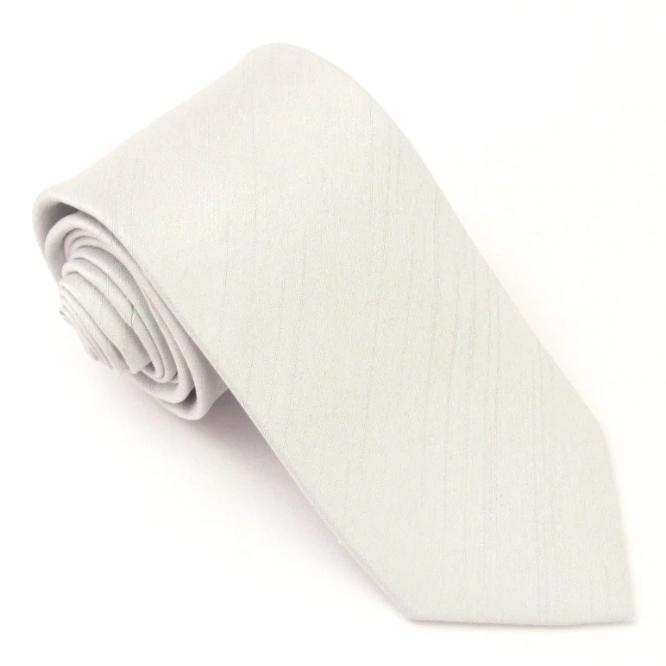 Silver Wedding Tie