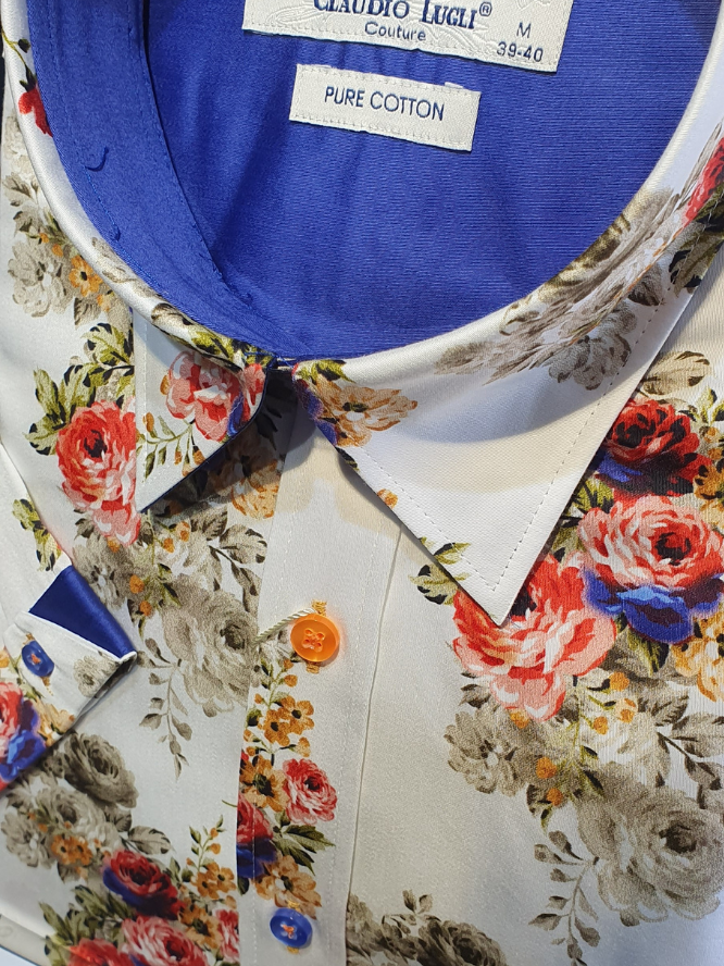 WHITE ROSE SHORT SLEEVE SHIRT