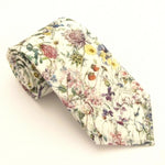 Ivory Wildflower Tie