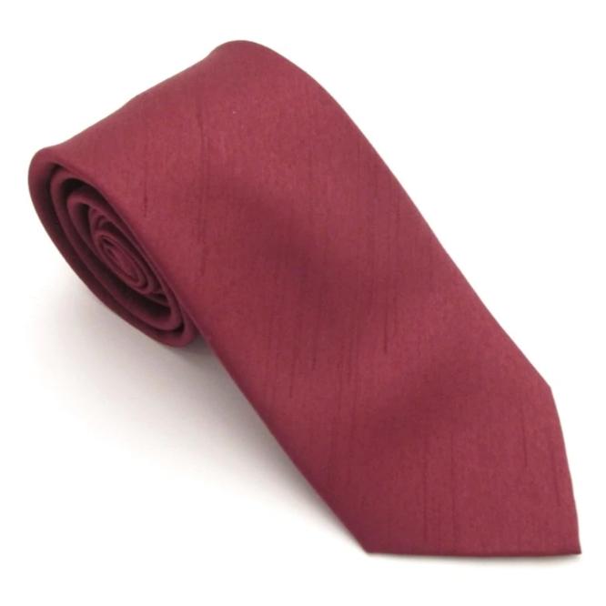 Wine Red Wedding Tie